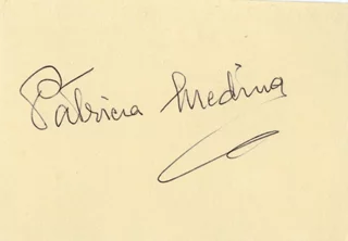 Patricia Medina autograph