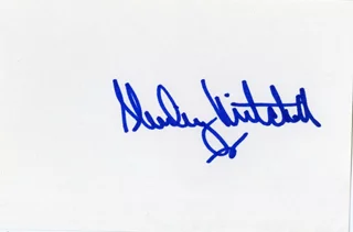 Shirley Mitchell autograph