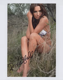 Rebecca Marshall autograph