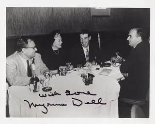 Myrna Dell autograph