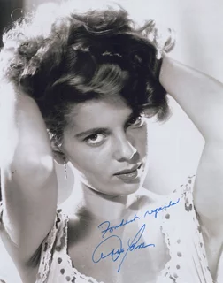 Abbe Lane autograph