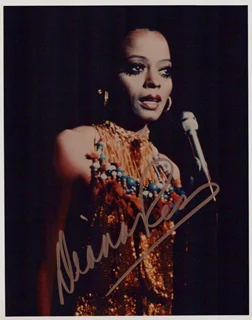 Diana Ross autograph