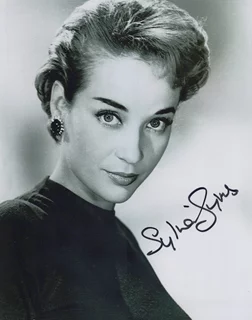 Sylvia Syms autograph