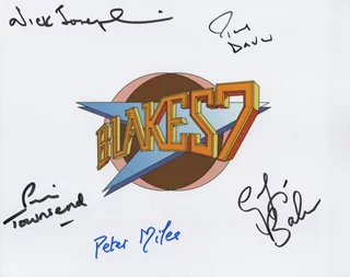 Blakes 7 autograph