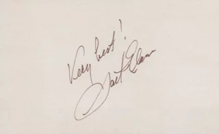 Jack Elam autograph