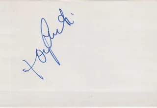 Tony Curtis autograph