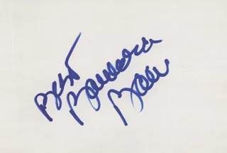 Barbara Bain autograph