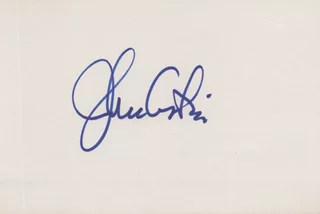 John Astin autograph