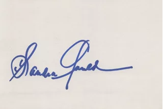 Sandra Gould autograph