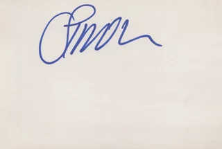 Simon Le Bon autograph