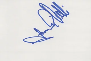 Frankie Valli autograph