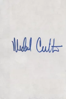 Michael Crichton autograph