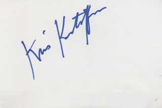 Kris Kristofferson autograph