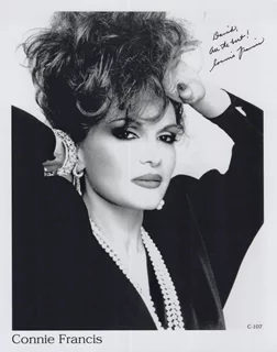 Connie Francis autograph