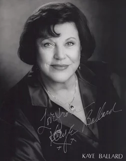 Kaye Ballard autograph