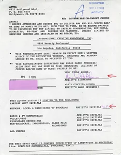 Maria Conchita Alonso autograph