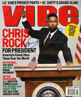 Chris Rock autograph
