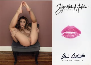 Alice Antoinette autograph