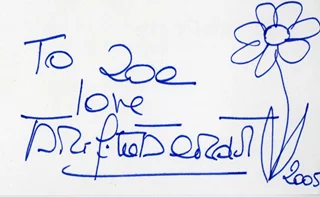 Brigitte Bardot autograph