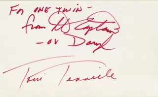 Captain and Tennille autograph