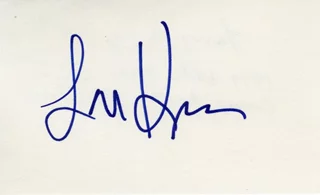 Larry King autograph