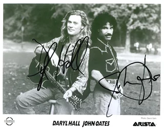 Hall and Oates autograph