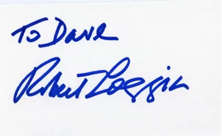 Robert Loggia autograph