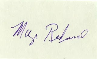 Marge Redmond autograph