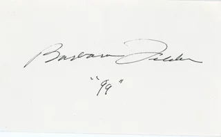 Barbara Feldon autograph