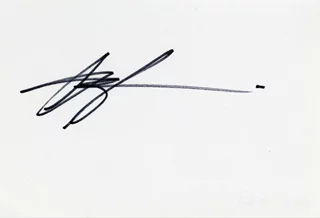 Aziz Ansari autograph