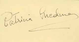 Patricia Medina autograph