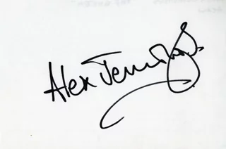 Alex Jennings autograph