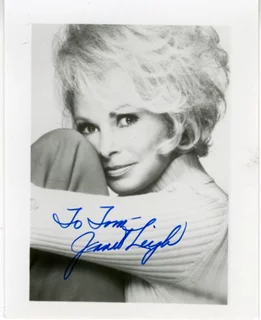 Janet Leigh autograph