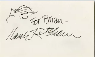 Hank Ketcham autograph