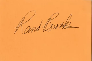 Rand Brooks autograph