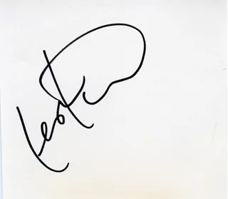 Lennox Lewis autograph