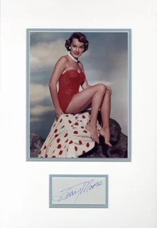 Terry Moore autograph