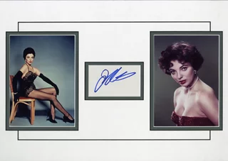 Joan Collins autograph