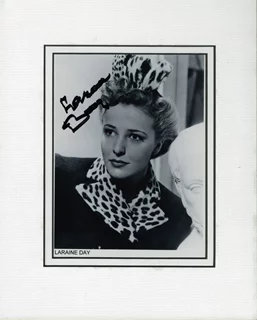 Laraine Day autograph