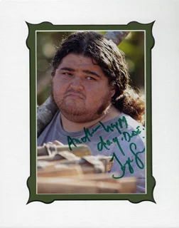 Jorge Garcia autograph