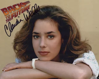 Claudia Wells autograph