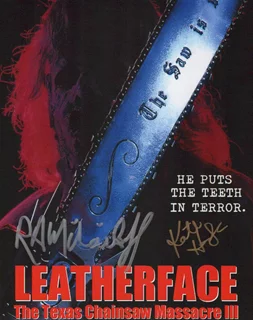 Leatherface: The Texas Chainsaw Massacre III autograph