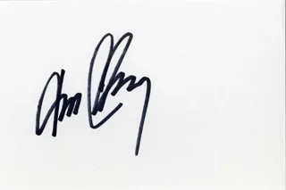 Tom Clancy autograph