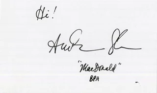 Austin Stoker autograph