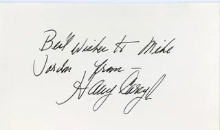 Harry Carey, Jr. autograph