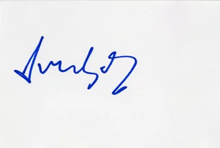 Julian Sands autograph