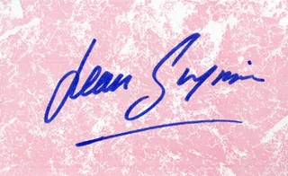 Jean Simmons autograph
