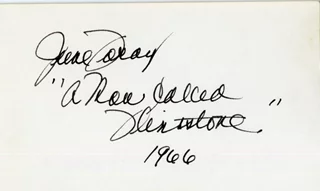 June Foray autograph