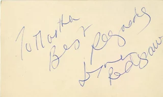 Lynn Redgrave autograph