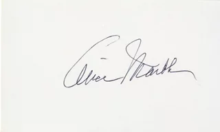 Alice Marble autograph